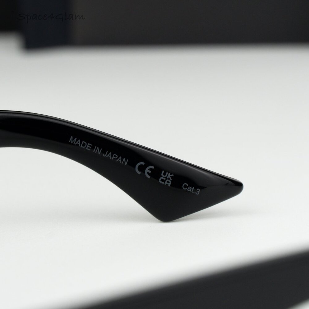 Saint Laurent Women Sunglasses Black Square SL652/F SOLACE 001 NEW AUTHENTIC - Picture 7 of 15